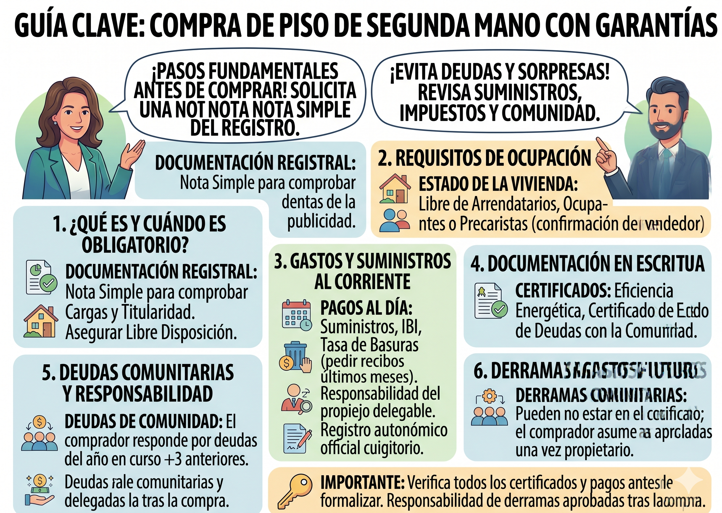 A tener en cuenta al comprar un piso de Segunda Mano